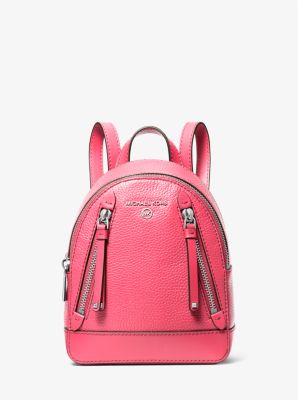 Small Backpack Anti Theft Leather, Sparkle Leather Backpack