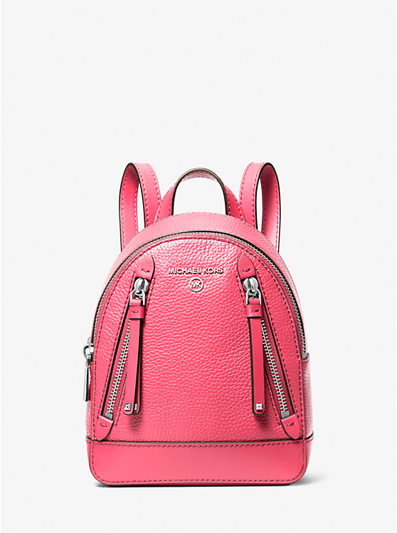 Brooklyn Extra-Small Pebbled Leather Backpack image number 0