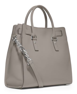 Michael Kors HAMILTON Saffiano Leather Large Tote Bag 30F4GHMT9T In TAN -  Excel Clothing