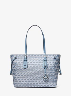 Michael Kors, Bags, Voyager Medium Logo Jacquard Tote Bag