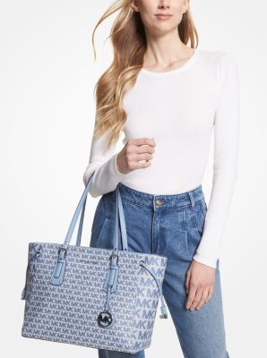 Michael kors voyager tote blue hot sale