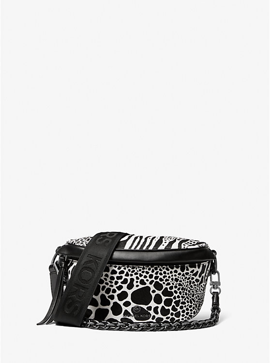Slater Extra-Small Animal Print Calf Hair and Leather Sling Pack image number 0