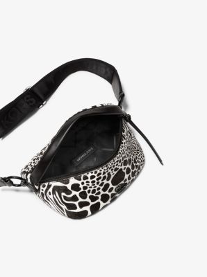 Slater Extra-Small Leopard Print Calf Hair Sling Pack