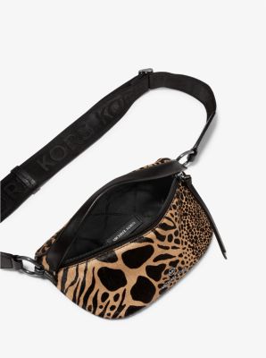 マイケル Slater Extra-Small Animal Print Calf Hair and Leather Sling
