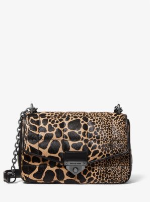 Soho Large Quilted Animal Print Calf Hair Should Bag | Michael Kors