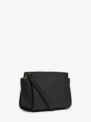 MICHAEL Michael Kors Selma Medium Messenger Bag in Black