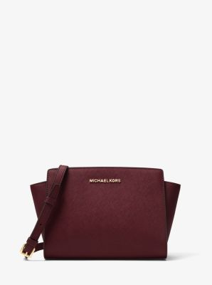 selma medium metallic leather crossbody