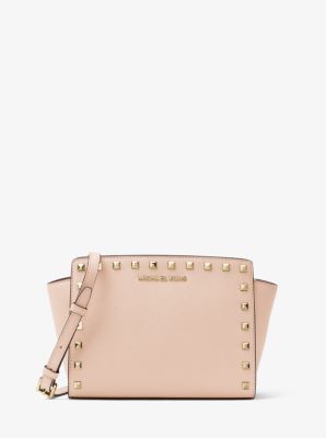 selma medium metallic leather crossbody