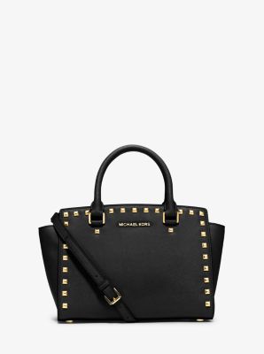 Michael kors selma studded on sale satchel