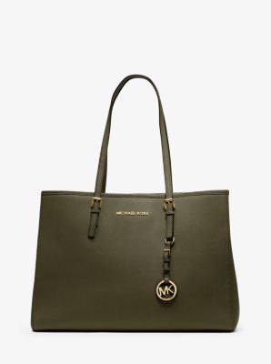 Jet Set Saffiano Leather Tote Bag | Michael Kors