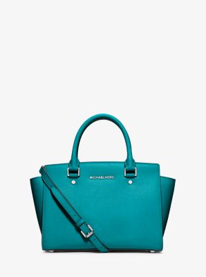 michael kors turquoise purse