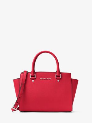 Michael Kors Laney Medium Leather Top Zip Tote Bag - Macy's