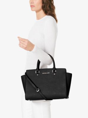 Michael Kors Selma Large Saffiano Satchel