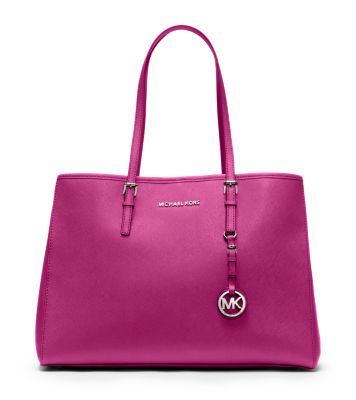 Michael Kors Bags | Michael Kors Jet Set Travel Large Zip Tote | Color: Pink | Size: Os | Fashionstylestd's Closet