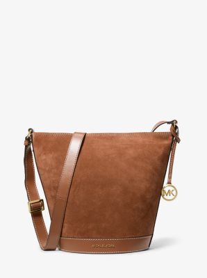 Borsa messenger Townsend in pelle scamosciata con impunture image number 0