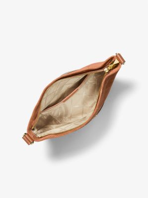 Borsa messenger Townsend in pelle scamosciata con impunture image number 1
