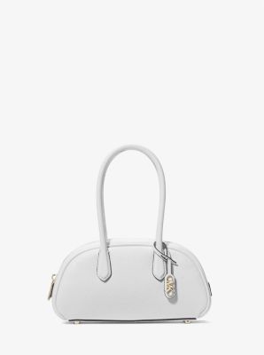 Lulu Small Pebbled Leather Satchel image number 0