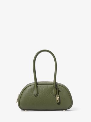 Lulu Small Pebbled Leather Satchel image number 0