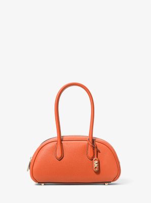 Lulu Small Pebbled Leather Satchel image number 0