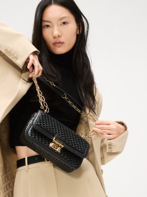 Tribeca Small Hand-Woven Leather Shoulder Bag