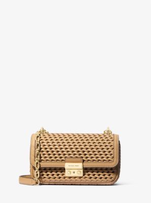 Tribeca Small Hand-Woven Leather Shoulder Bag