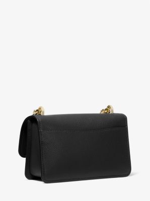 Grand sac porté épaule Claire convertible en cuir grainé image number 1