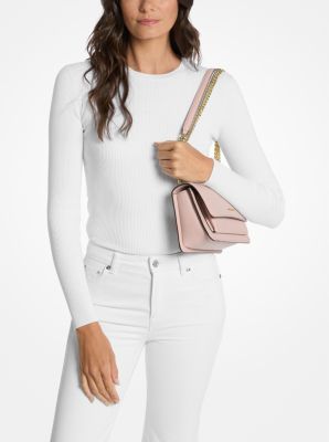 Borsa a spalla Claire convertibile grande in pelle martellata image number 2