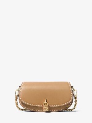 Mila Small Hand-Stitched Leather Shoulder Bag image number 0