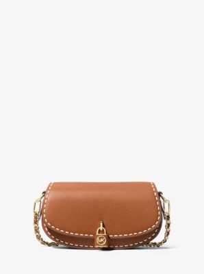 Mila Small Hand-Stitched Leather Shoulder Bag image number 0