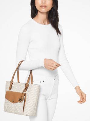 Sac fourre-tout Jet Set de taille moyenne &agrave; logo et &agrave; poche