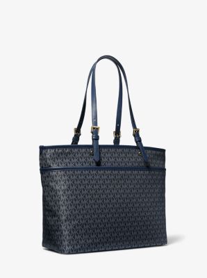 Winston Large Signature Logo Print Woven Tote Bag image number 2