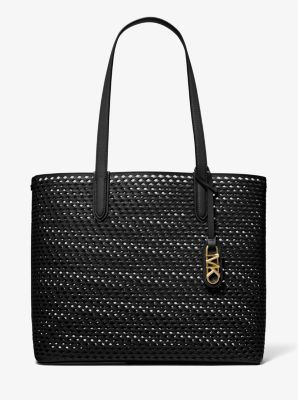 Eliza Extra-Large Hand-Woven Leather Tote Bag image number 0