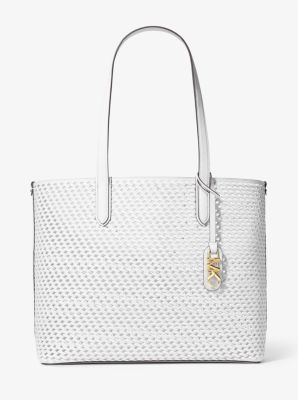 Eliza Extra-Large Hand-Woven Leather Tote Bag image number 0