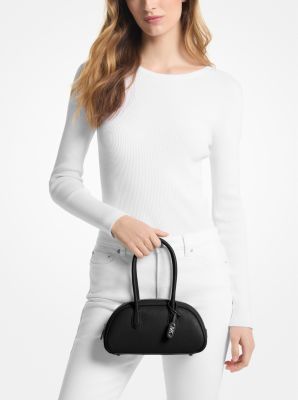 Henkeltasche Lulu Small aus gekrispeltem Leder