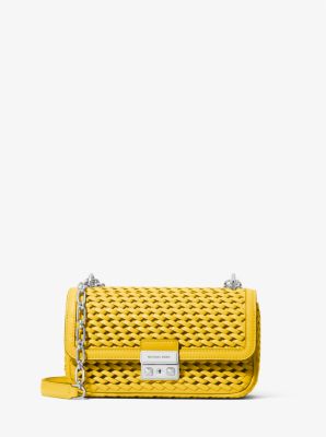 Tribeca Small Hand-Woven Leather Shoulder Bag