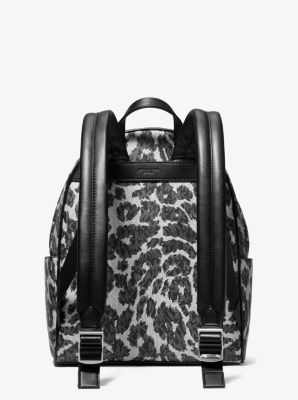 Mochila Bex con estampado de leopardo y logotipo