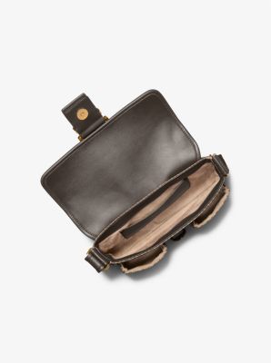 Colby Medium MK2000 Logo Jacquard Shoulder Bag