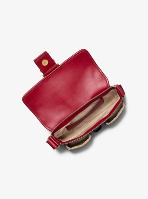 Colby Medium MK2000 Logo Jacquard Shoulder Bag