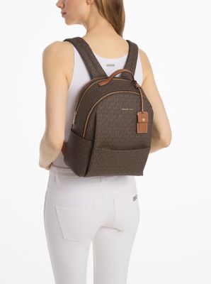 Sable Medium Signature Logo Backpack in BRN/ACORN | Michael Kors