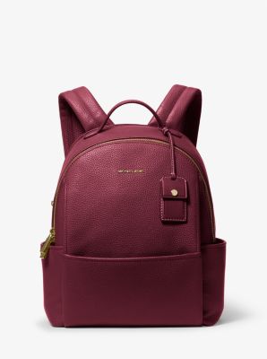 Sable Medium Pebbled Leather Backpack