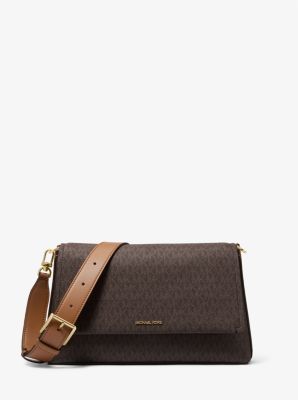 Michael Kors Nessa Large Signature Logo Crossbody Bag