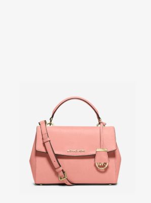 Michael kors ava clearance saffiano leather crossbody satchel