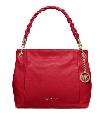 Naomi Leather Top-Handle Bag by Michael Kors