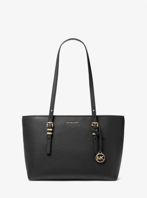 Quinn Medium Pebbled Leather Tote Bag