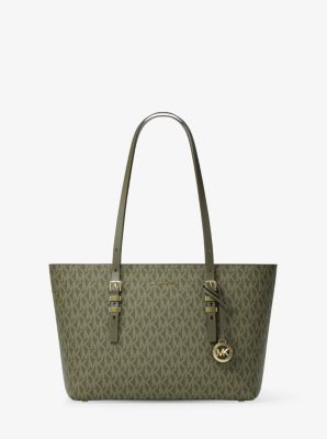 Shopper Quinn Medium aus Signature-Logostoff und Leder image number 0