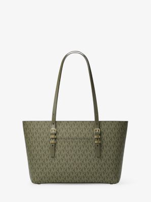 Shopper Quinn Medium aus Signature-Logostoff und Leder image number 2