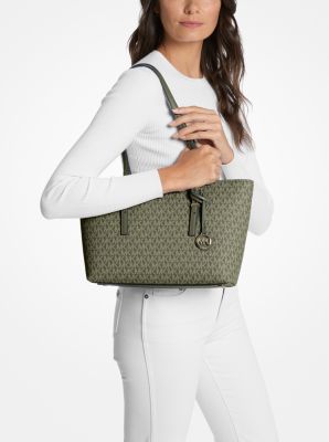 Shopper Quinn Medium aus Signature-Logostoff und Leder image number 3