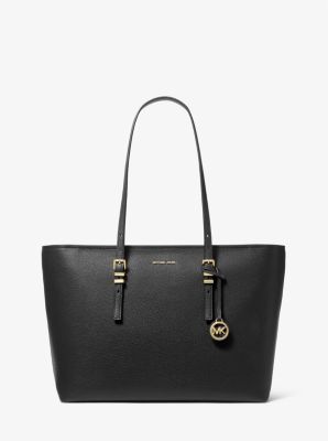 Quinn Large Pebbled Leather Tote Bag image number 0