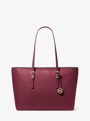 Quinn Large Pebbled Leather Tote Bag image number 0
