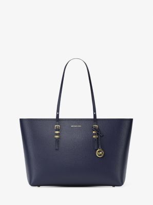 Quinn Large Pebbled Leather Tote Bag